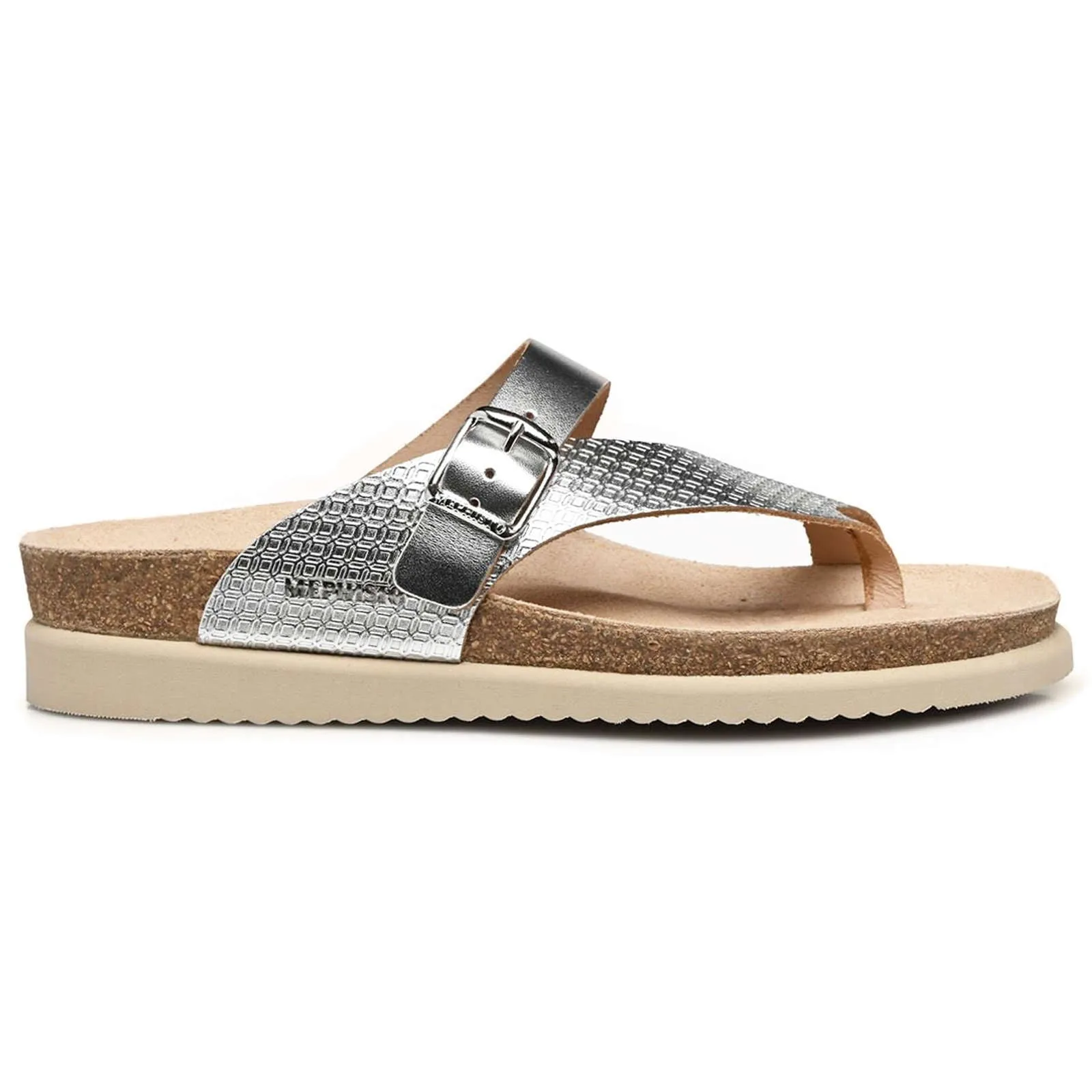 Mephisto Helen Mix Metallic Leather Women's Slide Sandals