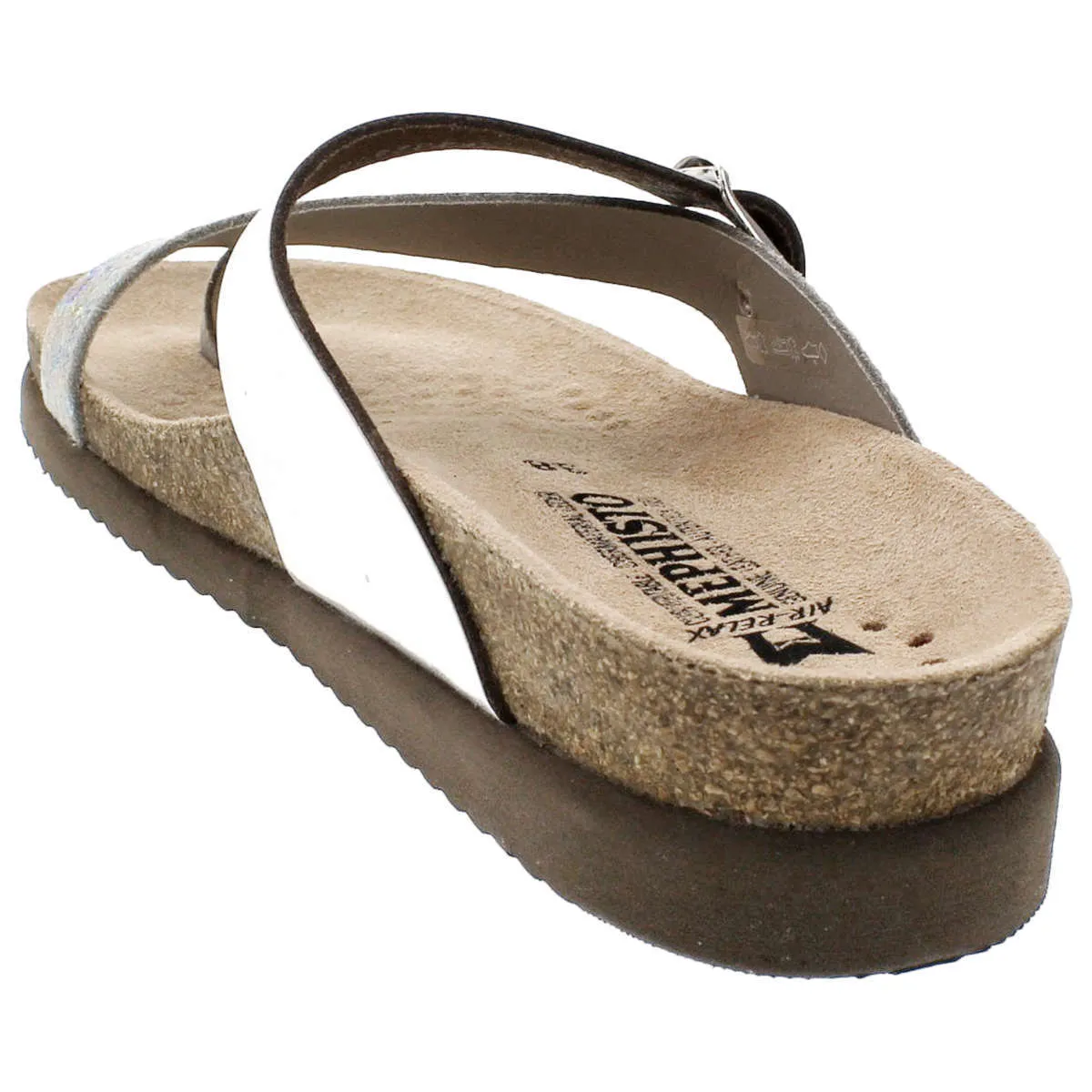 Mephisto Helen Mix Metallic Leather Women's Slide Sandals