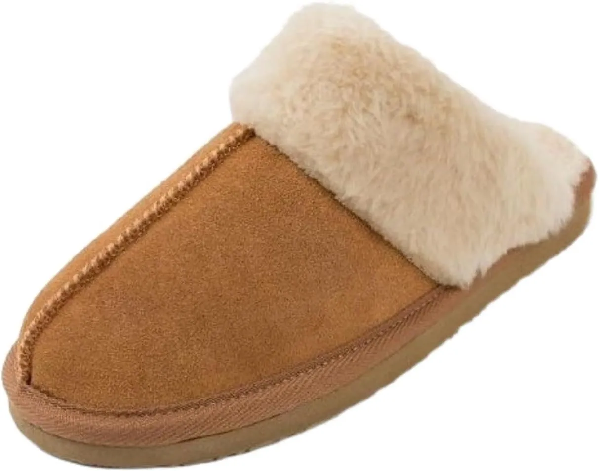 Minnetonka Women's Chesney Scuff, Cinnamon, 8.5 W US