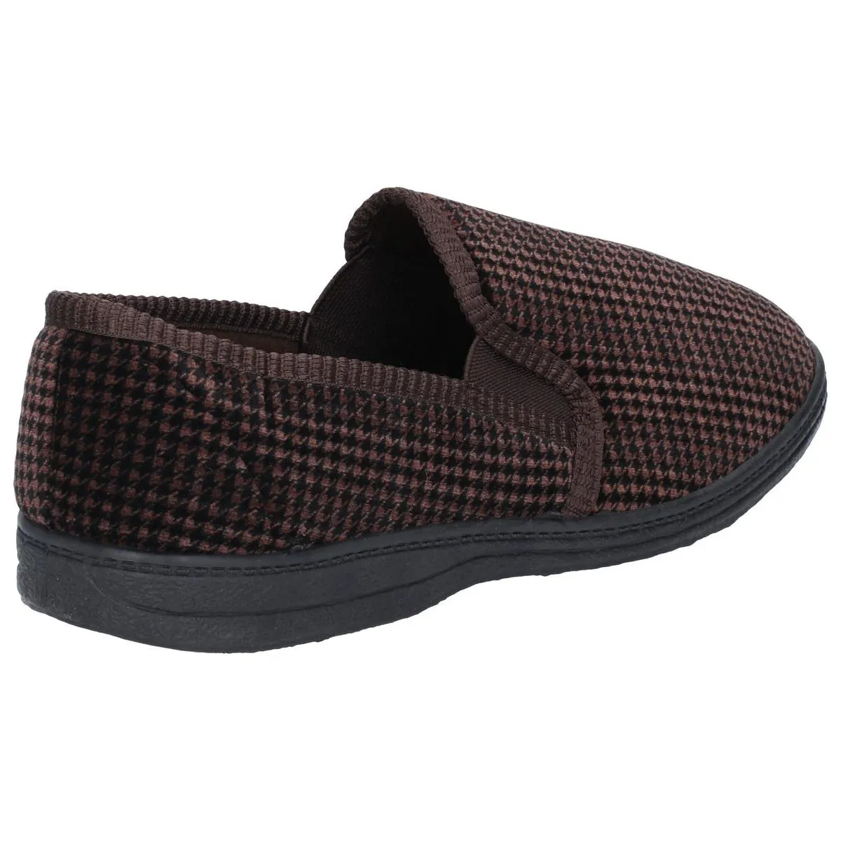 Mirak Highbury Twin Gusset Slipper Brown