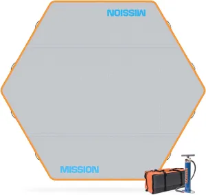 MISSION Boat Gear Reef HEX Mat Inflatable Floating Dock Water Lounge