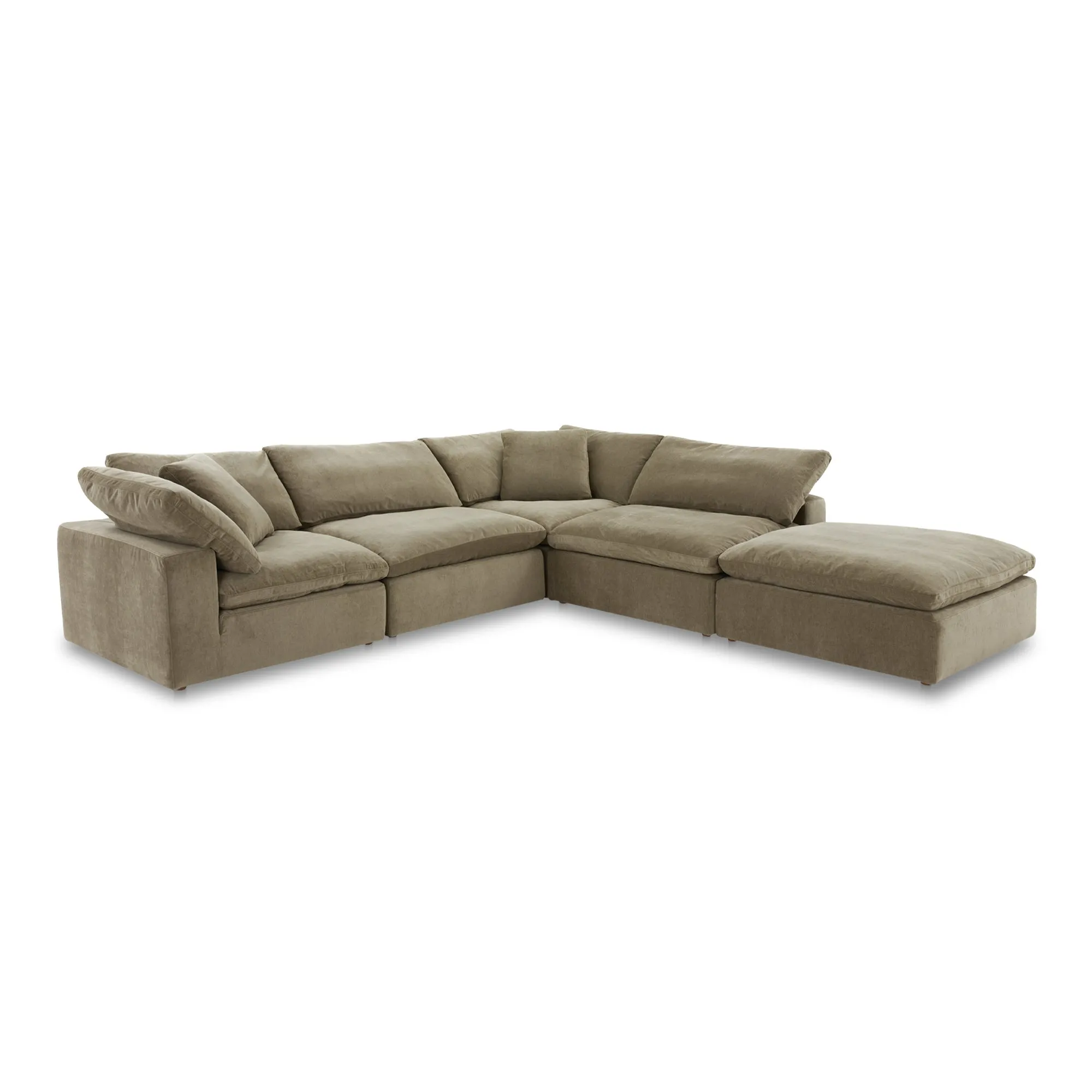 Moe's Home Collection Terra Dream Desert Sage Modular Sectional