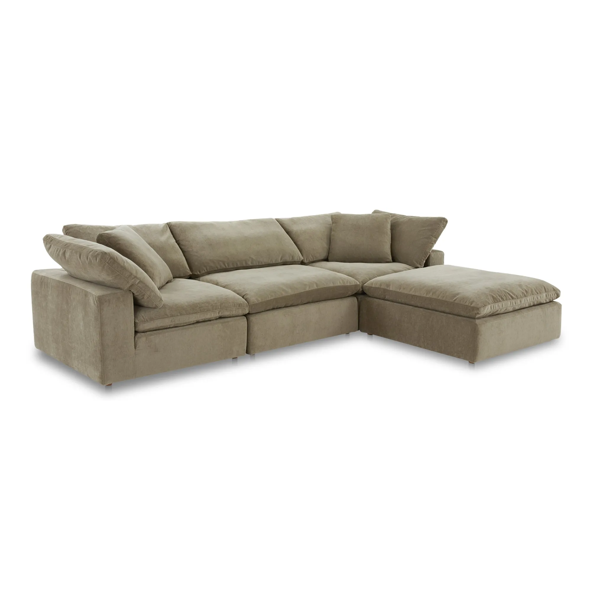 Moe's Home Collection Terra Lounge Desert Sage Modular Sectional