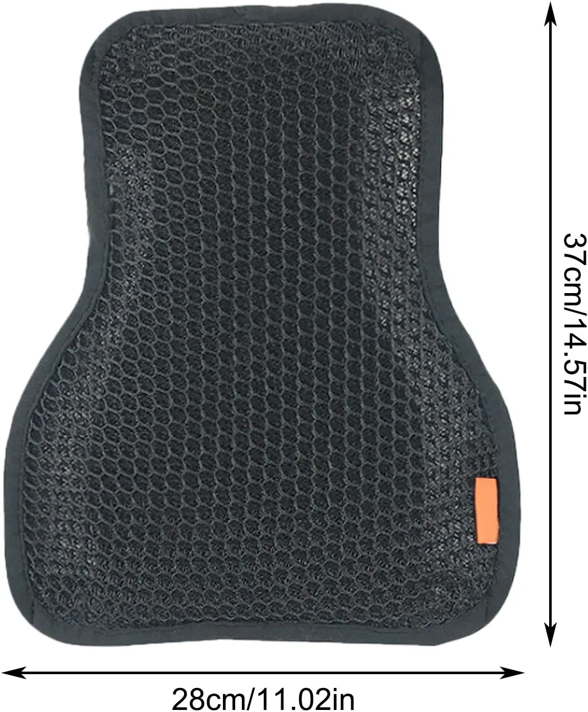 Motorcycle Seat Cushion Air Cooling 3D Mesh Motorcycle Seat Pad,Butt Protector Pads,Motorcycle Cool Seat Cover,Breathable Motorcycle Seat Cover,Size S
