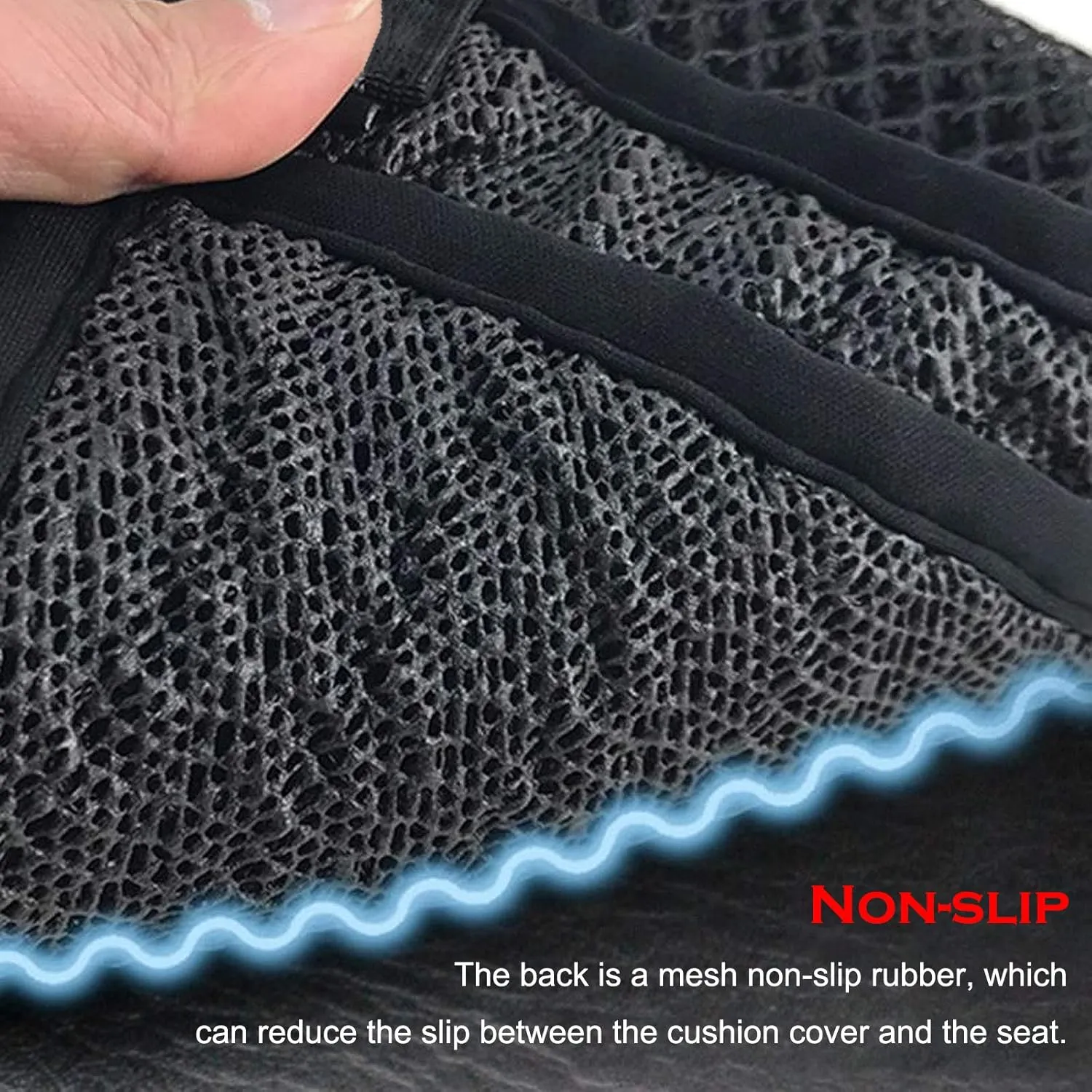 Motorcycle Seat Cushion Air Cooling 3D Mesh Motorcycle Seat Pad,Butt Protector Pads,Motorcycle Cool Seat Cover,Breathable Motorcycle Seat Cover,Size S