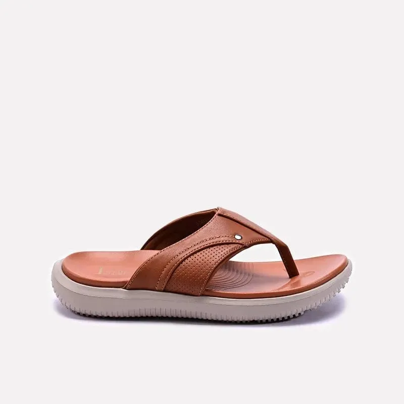 Mustard Comfy Flip Flops For Men 0151068