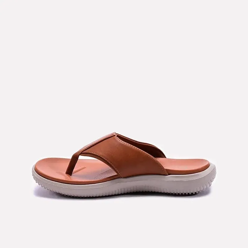 Mustard Comfy Flip Flops For Men 0151068