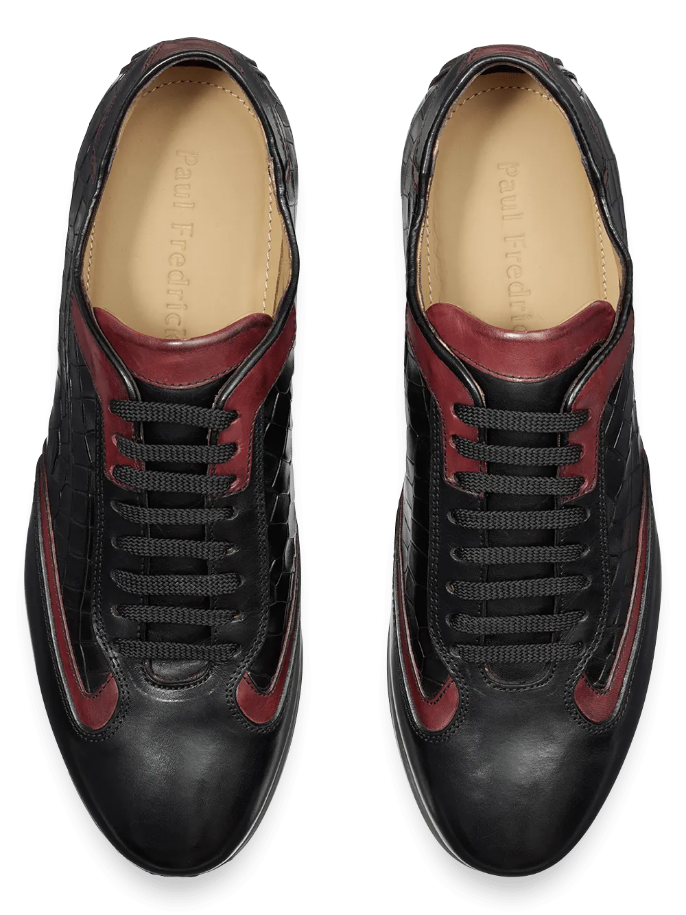Nash Sneaker - Black/red
