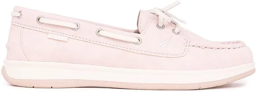 Nautica Women's Casual Boat Shoes, Moc-Toe Loafers with Cushioned Insole, Deck Fashion Sneaker