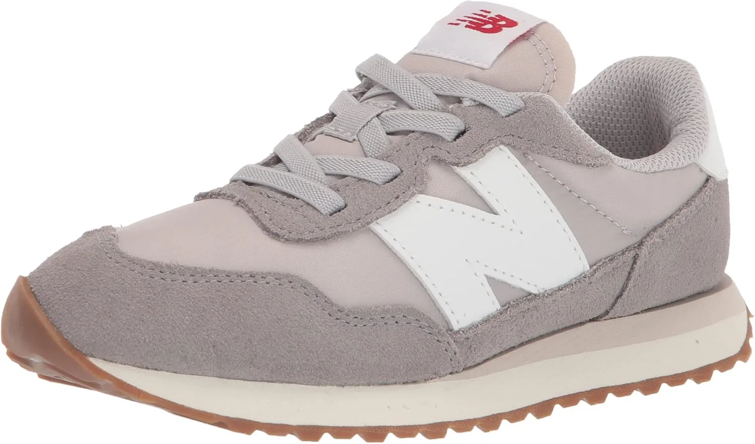 New Balance Kids 237 Bungee Sneaker, MARBLEHEAD/MOONBEAM, 10 M Toddler (1-4 Years)