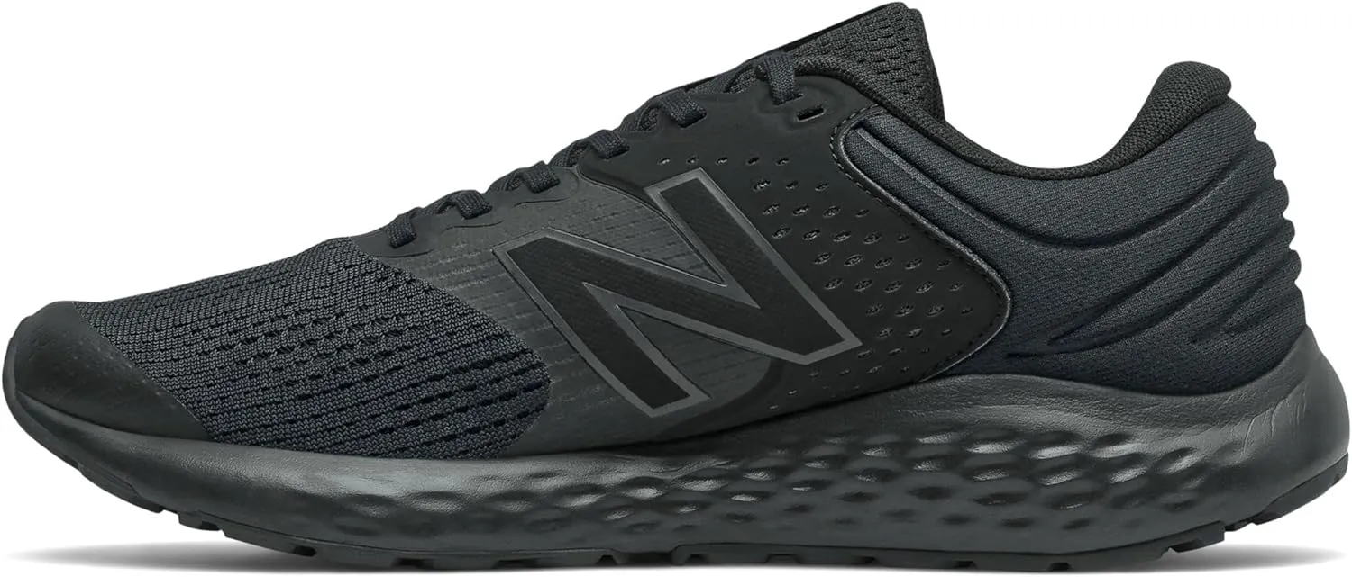 New Balance Men's 520 V7 Running Shoe, Black, 14 UK Wide