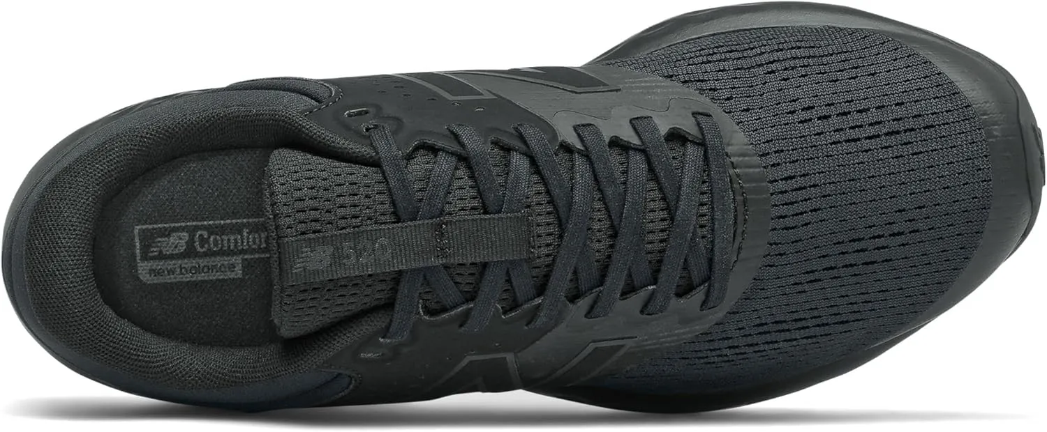 New Balance Men's 520 V7 Running Shoe, Black, 14 UK Wide
