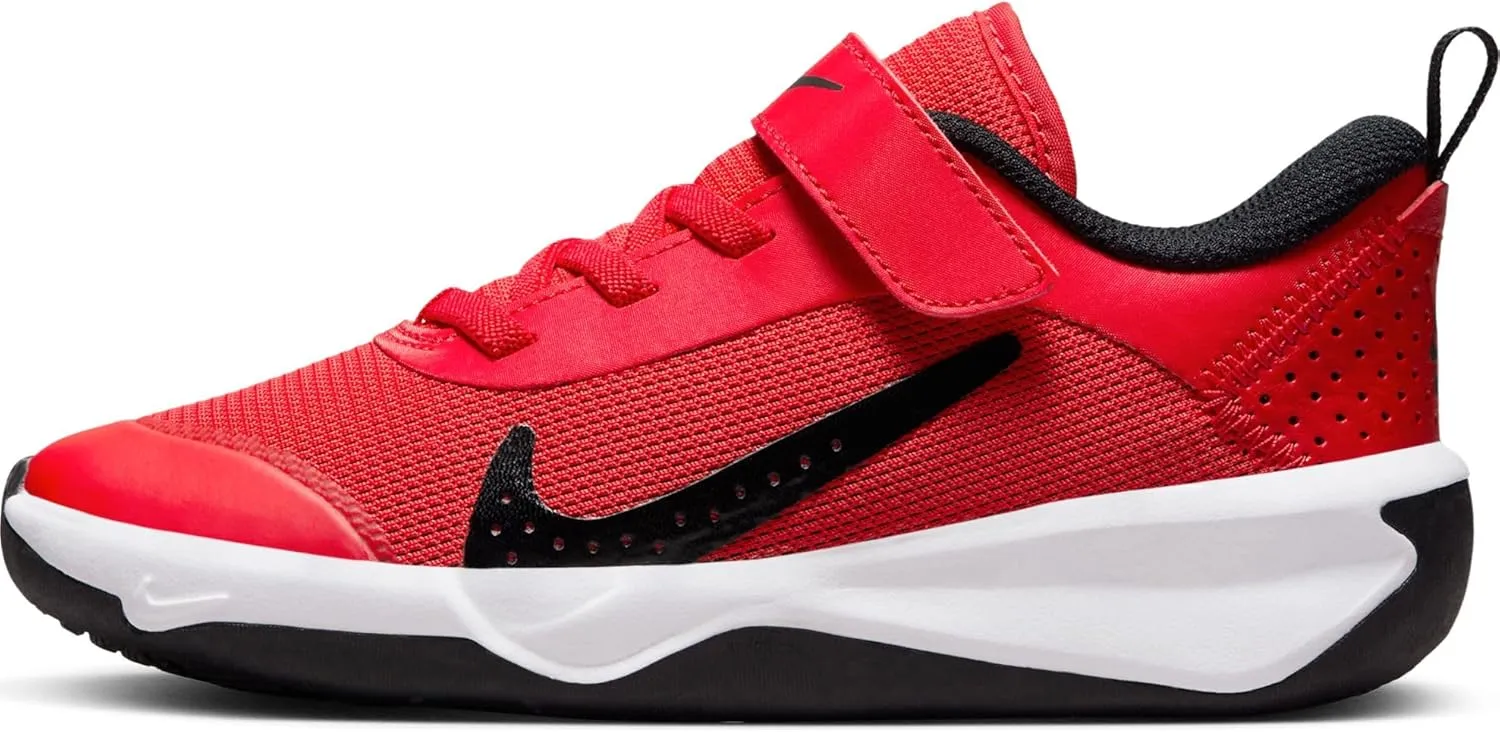 Nike Omni Multi-Court Little Kids' Shoes (DM9026-601, University RED/Black-White) Size 13