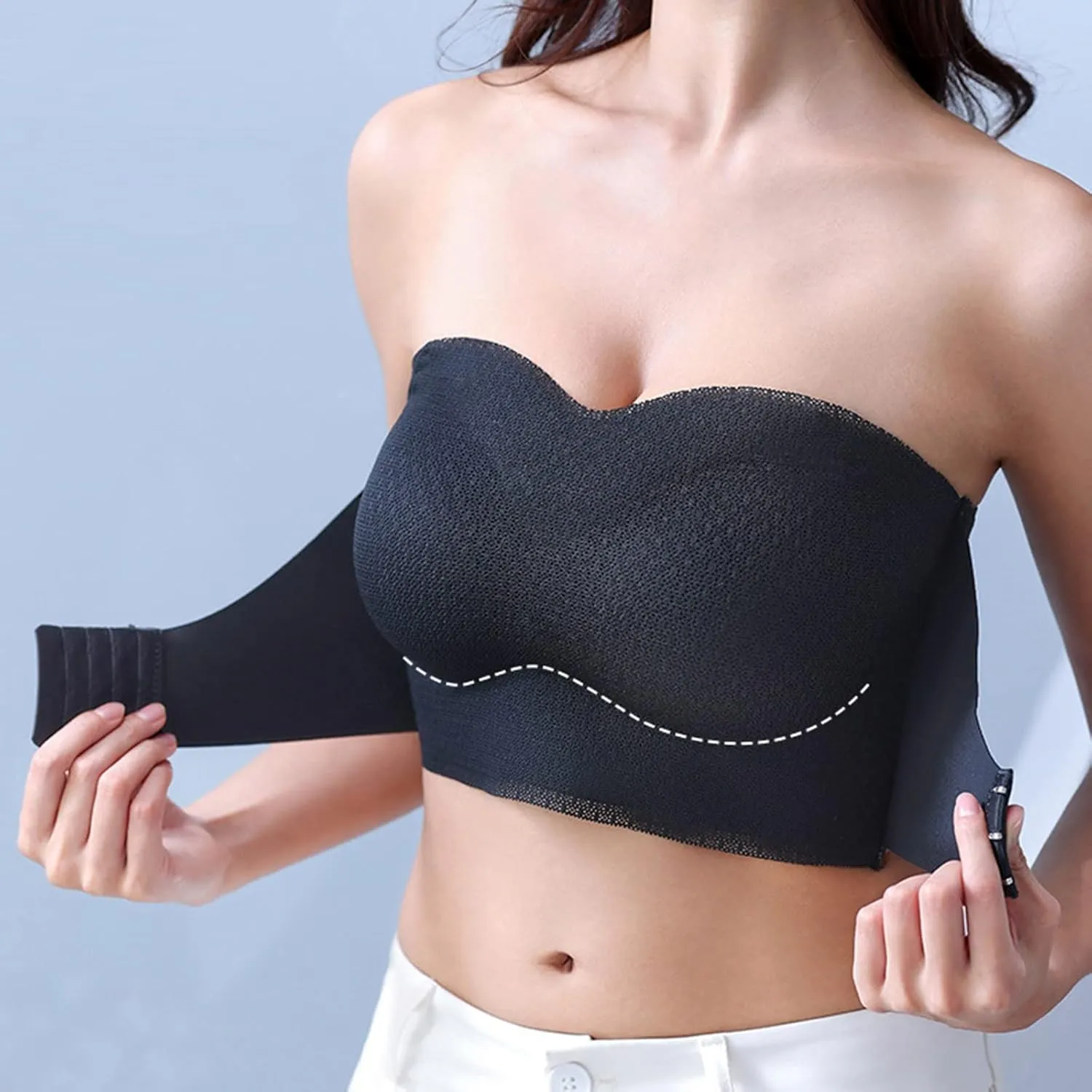 No Slip Compression Sports Bras for Women Sexy Wireless Breathable Sporty Push Up Running High Support Gym Supportive