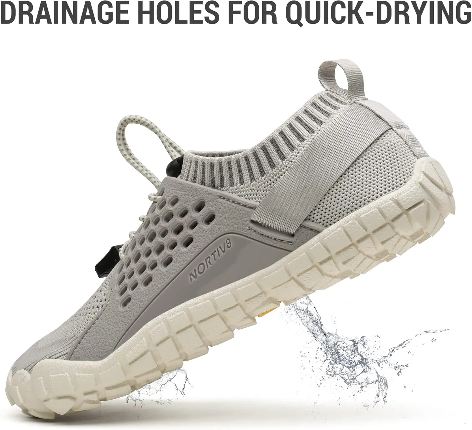 NORTIV 8 Women's Quick Dry Water Shoes Barefoot Sports Aqua Beach Pool Swim Shoes TREKLADY