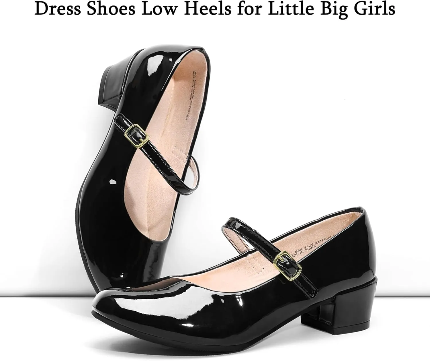 NUH Girls Flats Comfortable Slip On Dress Shoes