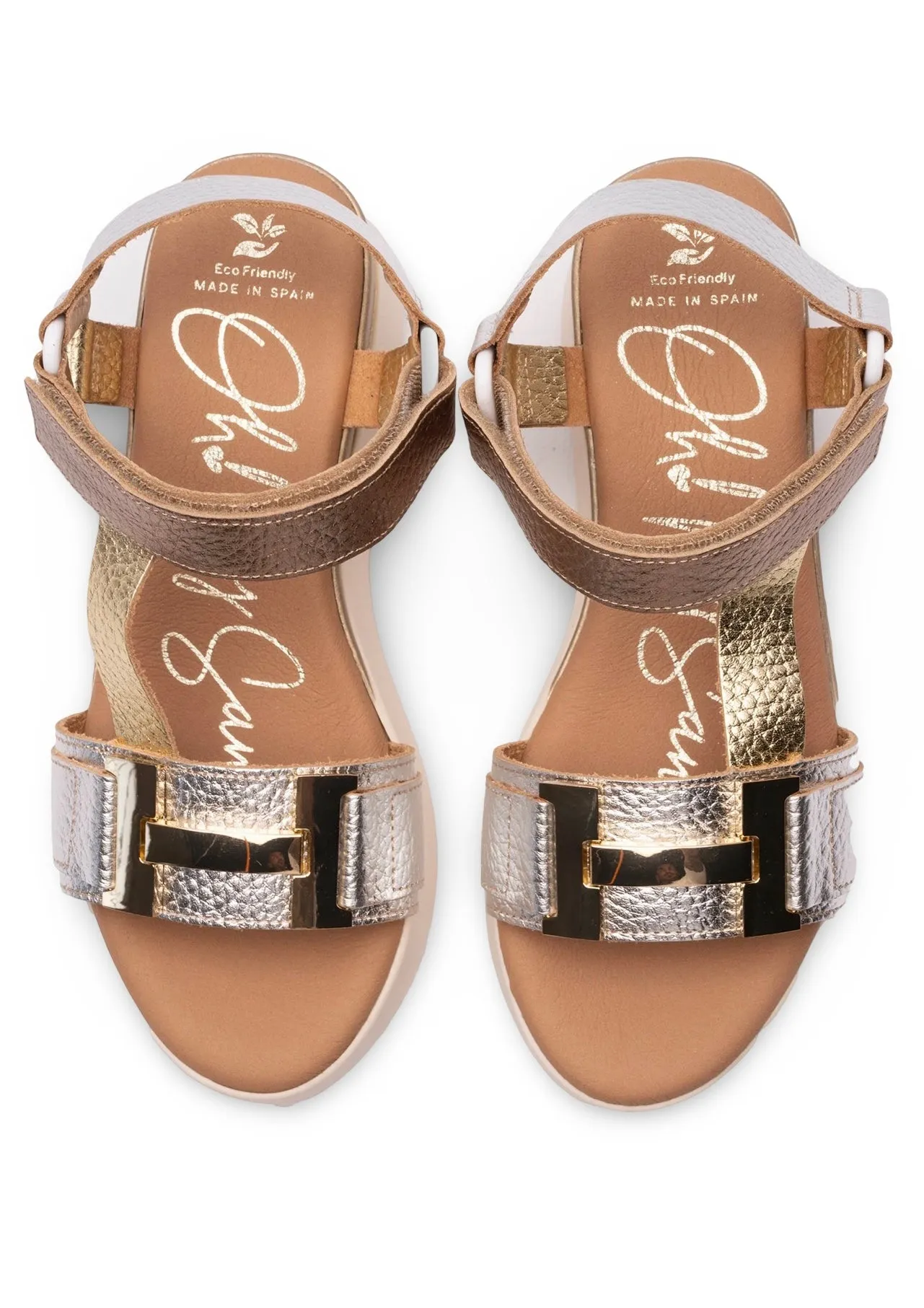 Oh My Sandals Ladies Wedge Sandal 5671