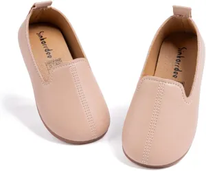 ohsofy Boys Girls Soft Slip-On Loafers Comfort Cozy Oxford Rubber Sole Casual Wedding Party Dress Shoes(Toddler/Little Kid)