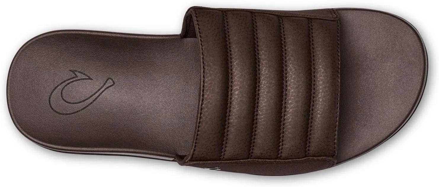 OLUKAI Maha 'Olu Men's Slide Sandal, Water-Friendly Shoe, All-Day Wear & Ultra-Soft Comfort Fit