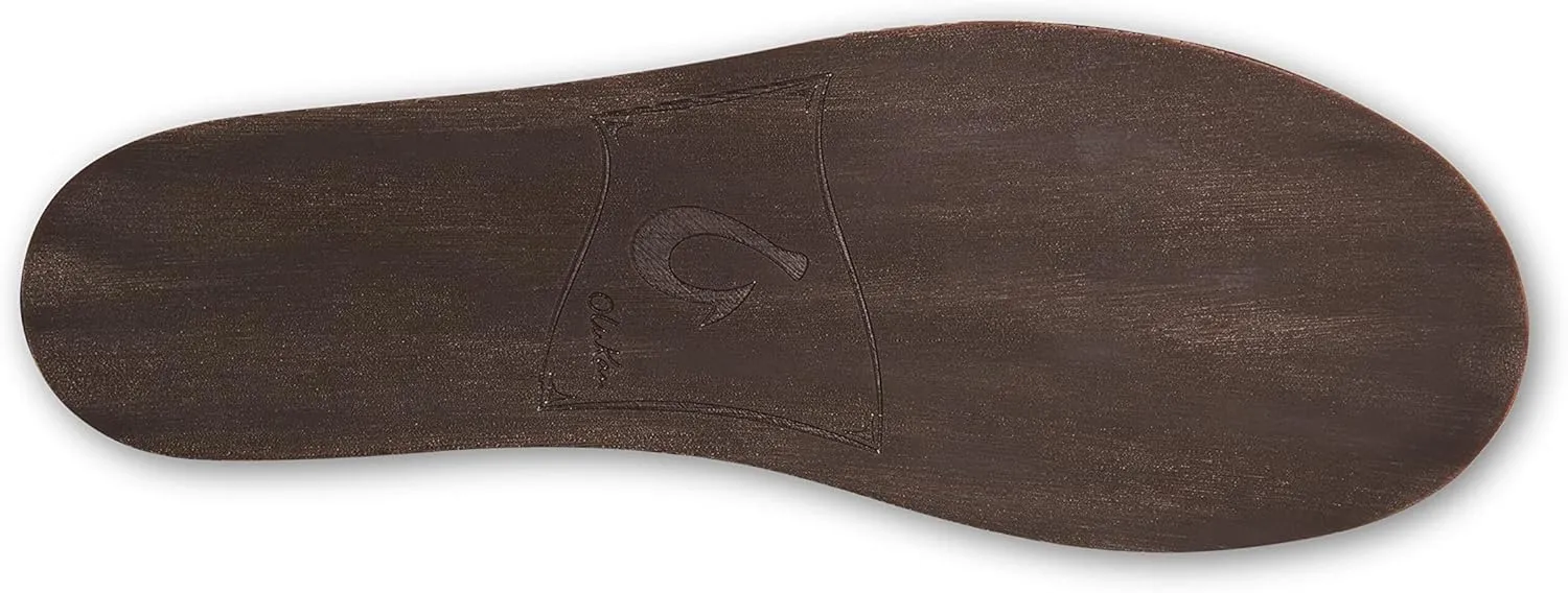 OLUKAI Nohea Slipper, Women's Slip-On Shoes, Genuine Shearling & Premium Nubuck Leather, Drop-In Heel Design, Cozy & Ultra-Soft Comfort Fit