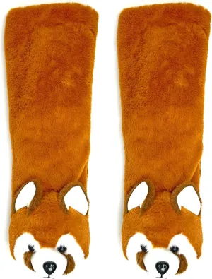 ooohyeah Womens Non Slip Fuzzy 3D Animal Slipper Socks, Funny Warm Cozy Fluffy Cute Indoor Slippers with Grippers
