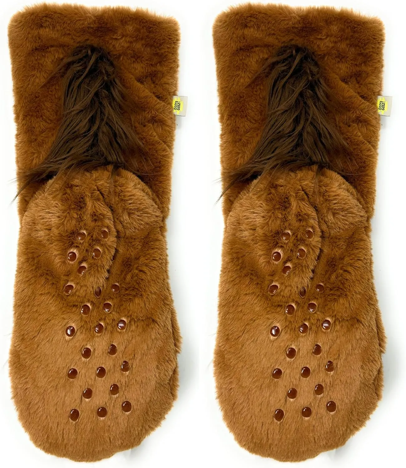 ooohyeah Womens Non Slip Fuzzy 3D Animal Slipper Socks, Funny Warm Cozy Fluffy Cute Indoor Slippers with Grippers