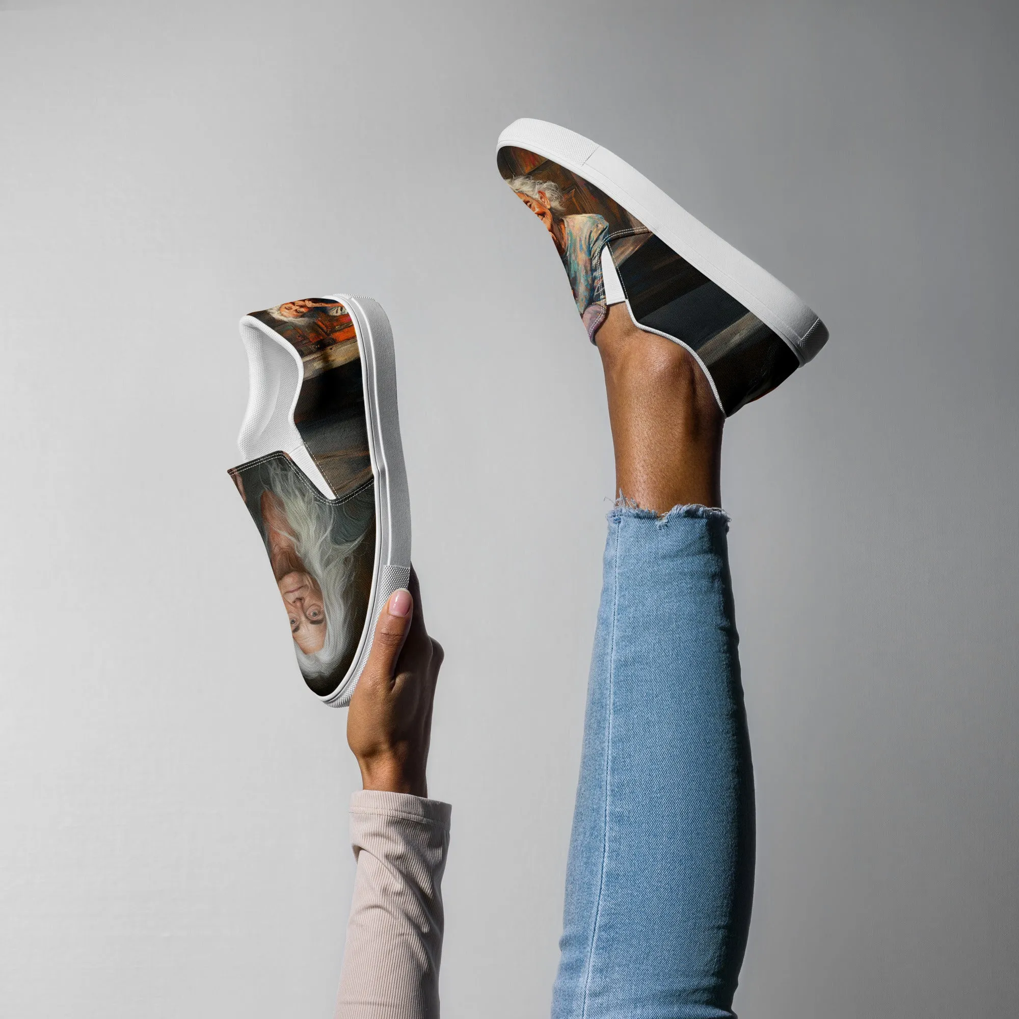 Opposite Glamour Women’s slip-on canvas shoes