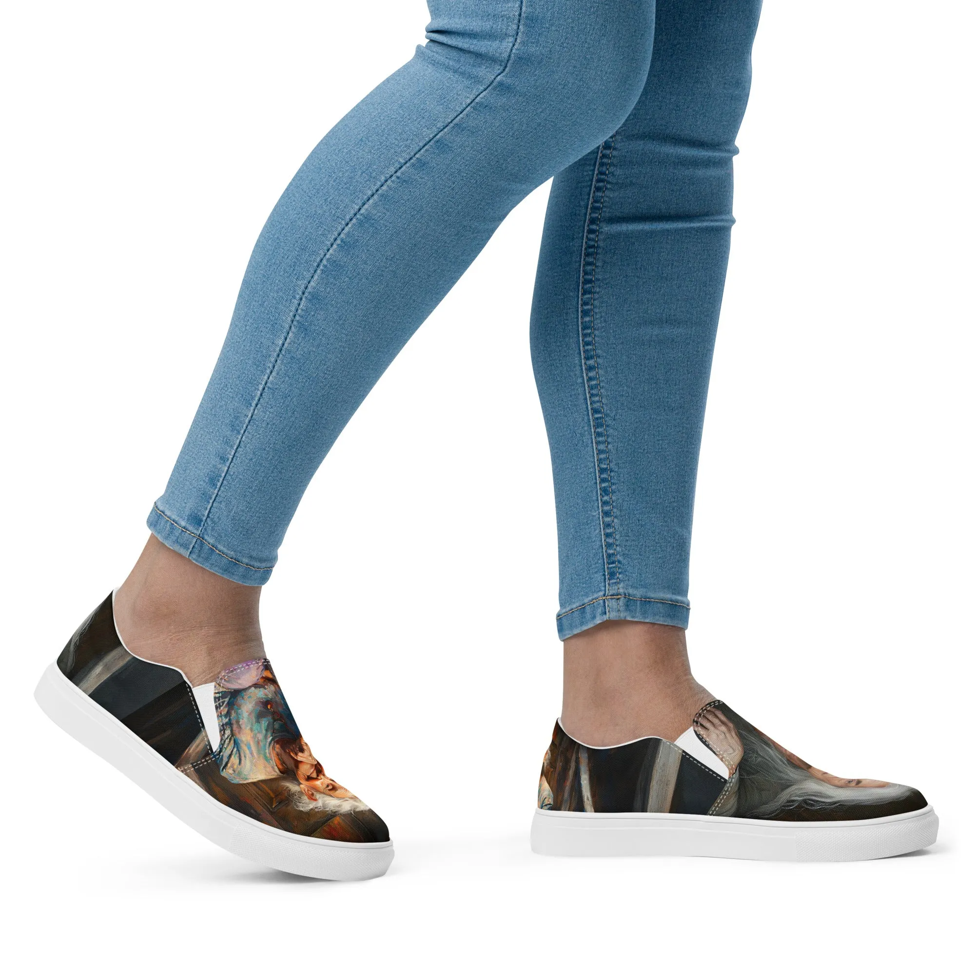 Opposite Glamour Women’s slip-on canvas shoes