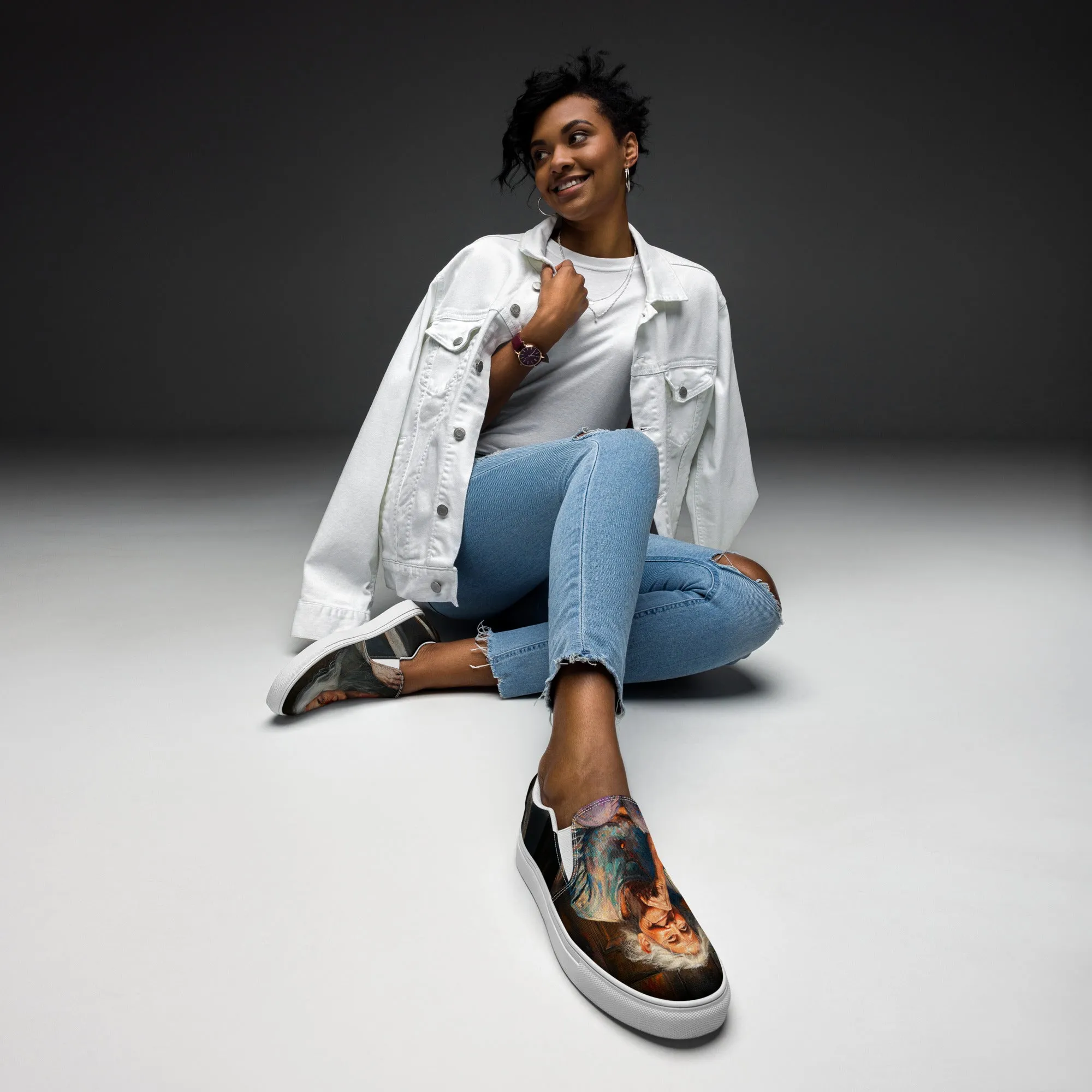 Opposite Glamour Women’s slip-on canvas shoes