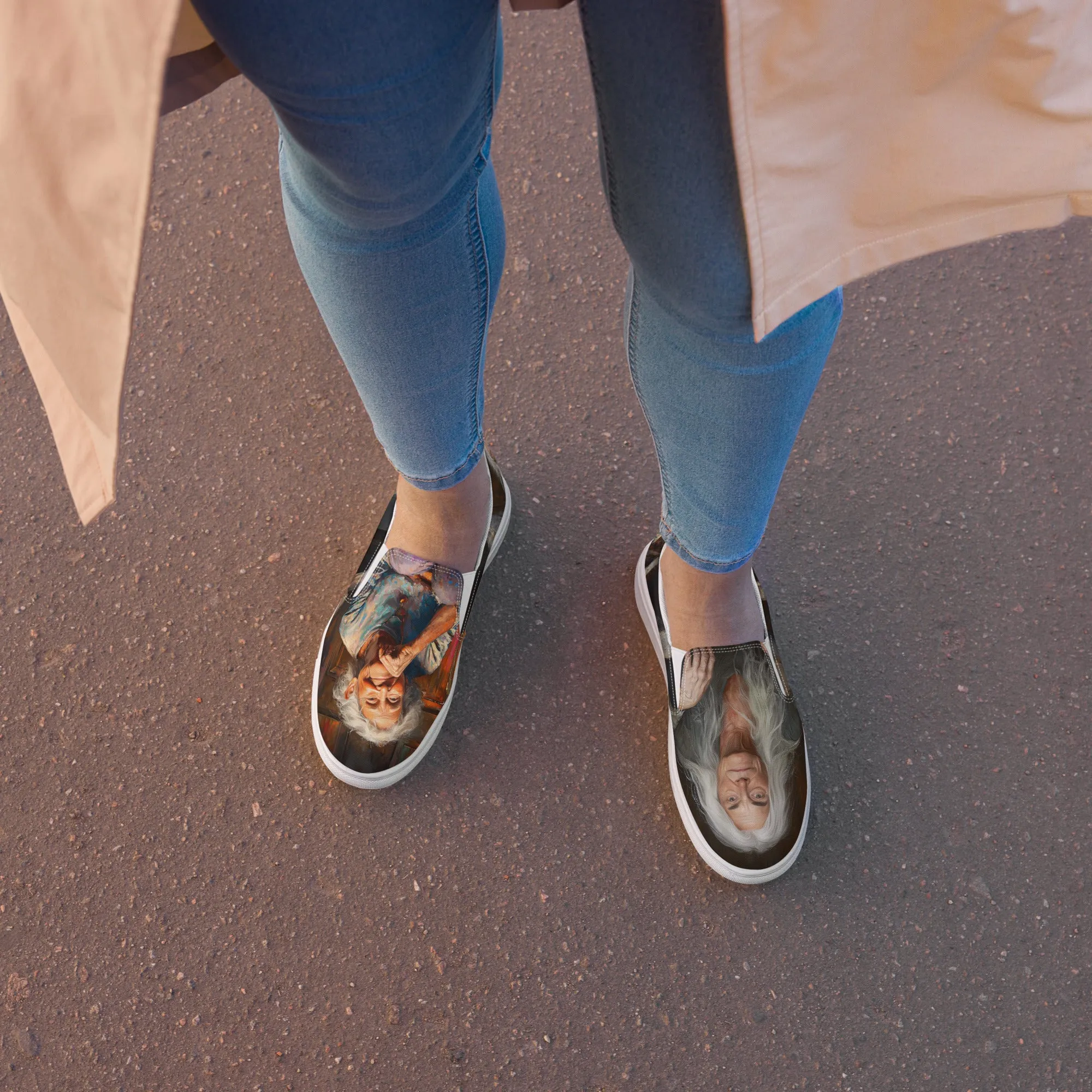 Opposite Glamour Women’s slip-on canvas shoes