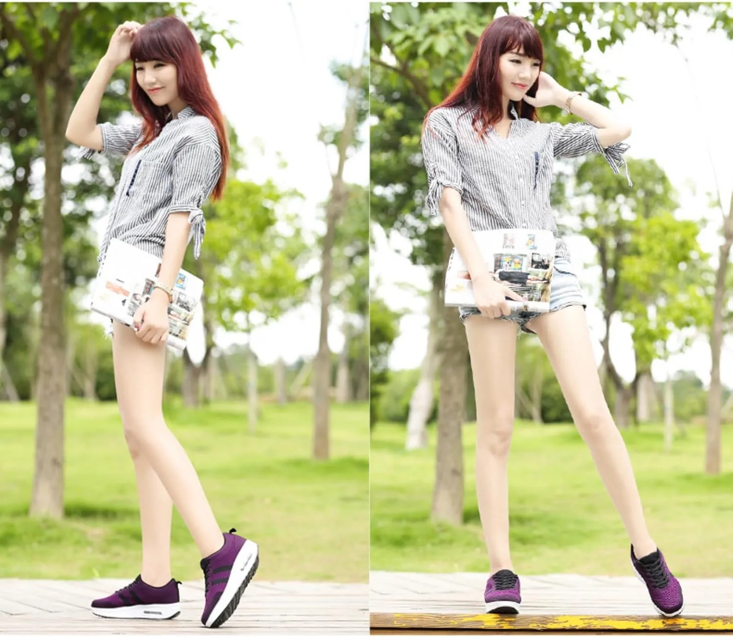 Orthopedic Shoes for Women, Womens Slip on Non Slip Work Shoes Comfortable Air Cushion Sneakers with Arch Support