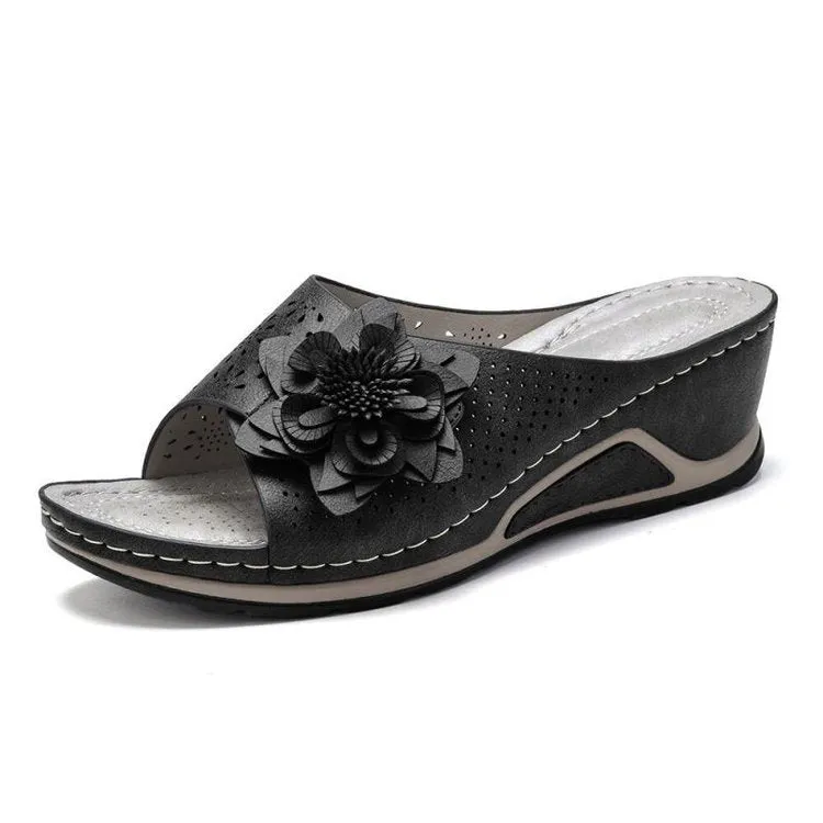 Orthopedic Soft Bottom Massage Orthopedic Wedge Slide Sandals