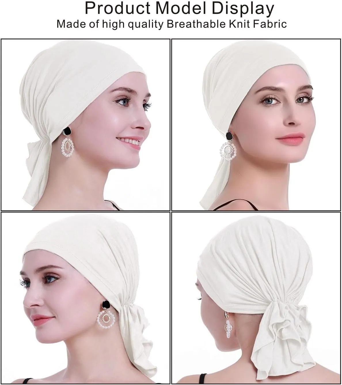 osvyo Chemo Headscarf for Women Hair Loss - Cancer Slip On Headwear Turbans Sealed Packaging