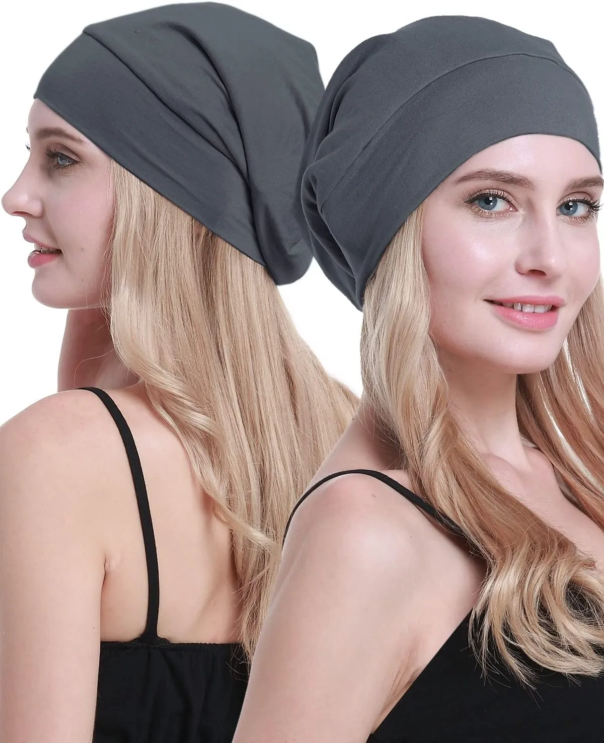 osvyo Cotton Chemo Headwear Turban Cap for Women - Soft Elastic Beanie Hair Loss Sealed Packaging
