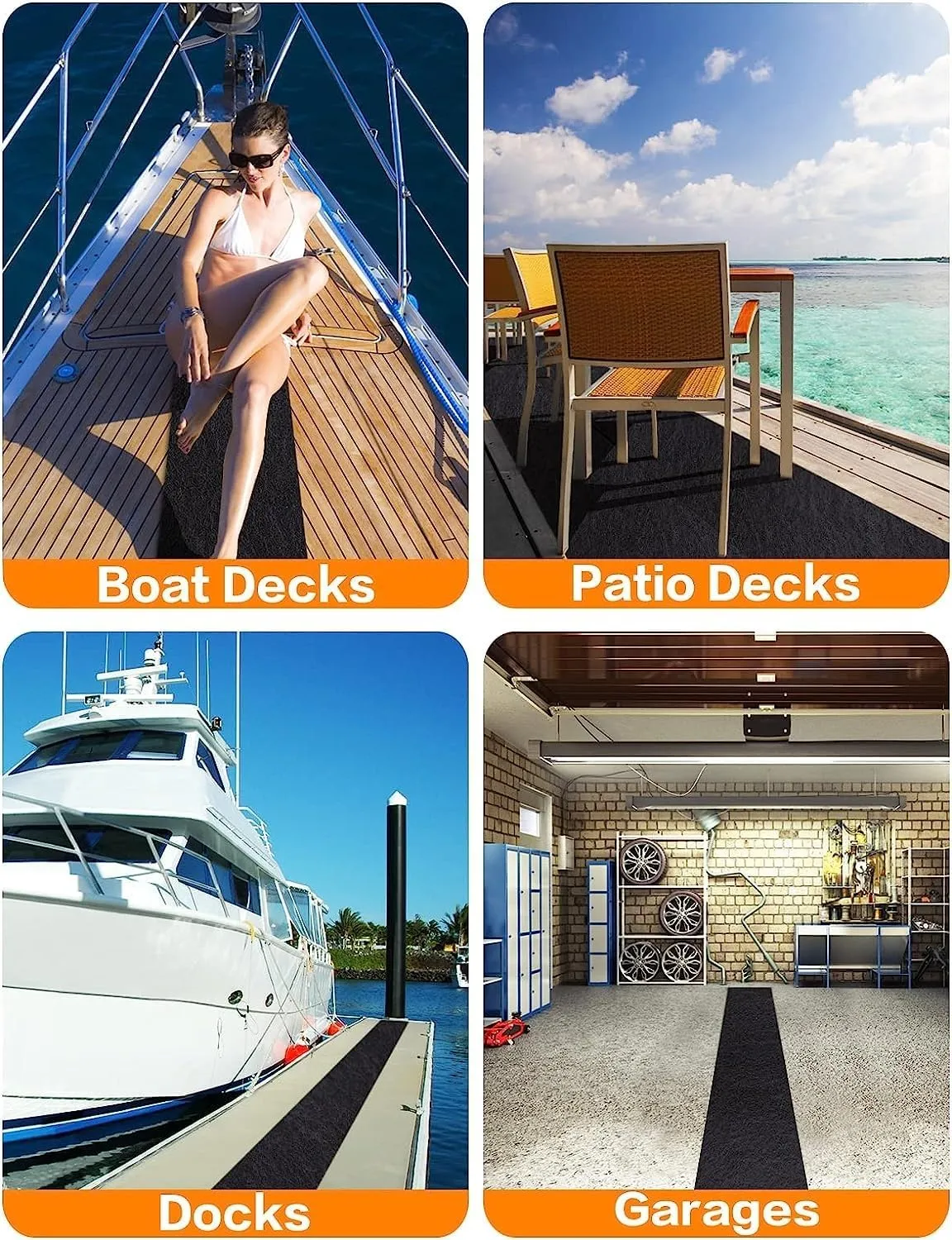 PAMASE Boat Trailer Bunk Carpet - 8mm Ultra Thick 13ft*12in Wear-Resistant Marine Carpeting Covers for 2x4 Boat Lift Bunks, Shock Absorption Padding Mats Parts Accessories for Jet Ski