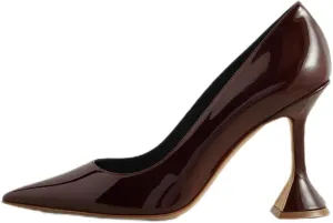 Pazzion Women Fashion Closed Pointed Toe Pumps High Heels Slip On Solid Color Shoes for Casual Walking Dating Outfit Size 4-16 US