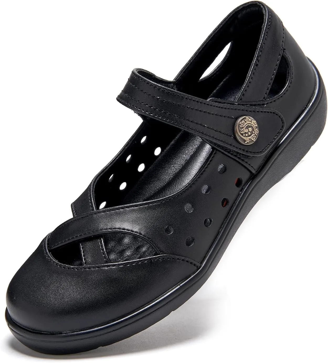 Penny Loafers for Women Shoes Slip On Soes Leather Comfort Breathable Flats