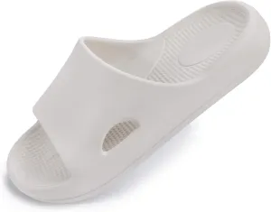 Pillow Slippers for Women and Men Indoor Cloud Sandals EVA Anti-Slip Slides Shoes Cushioned Thick Sole Shower Cloud Slippers Arch Support Men Sandals Super Soft House Pillow Slides