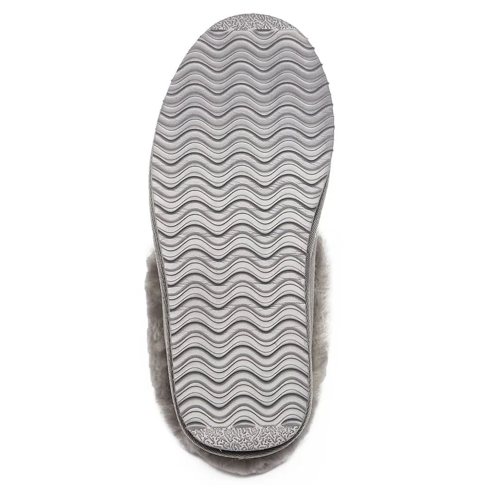 Pixie Slipper in Grey Suede