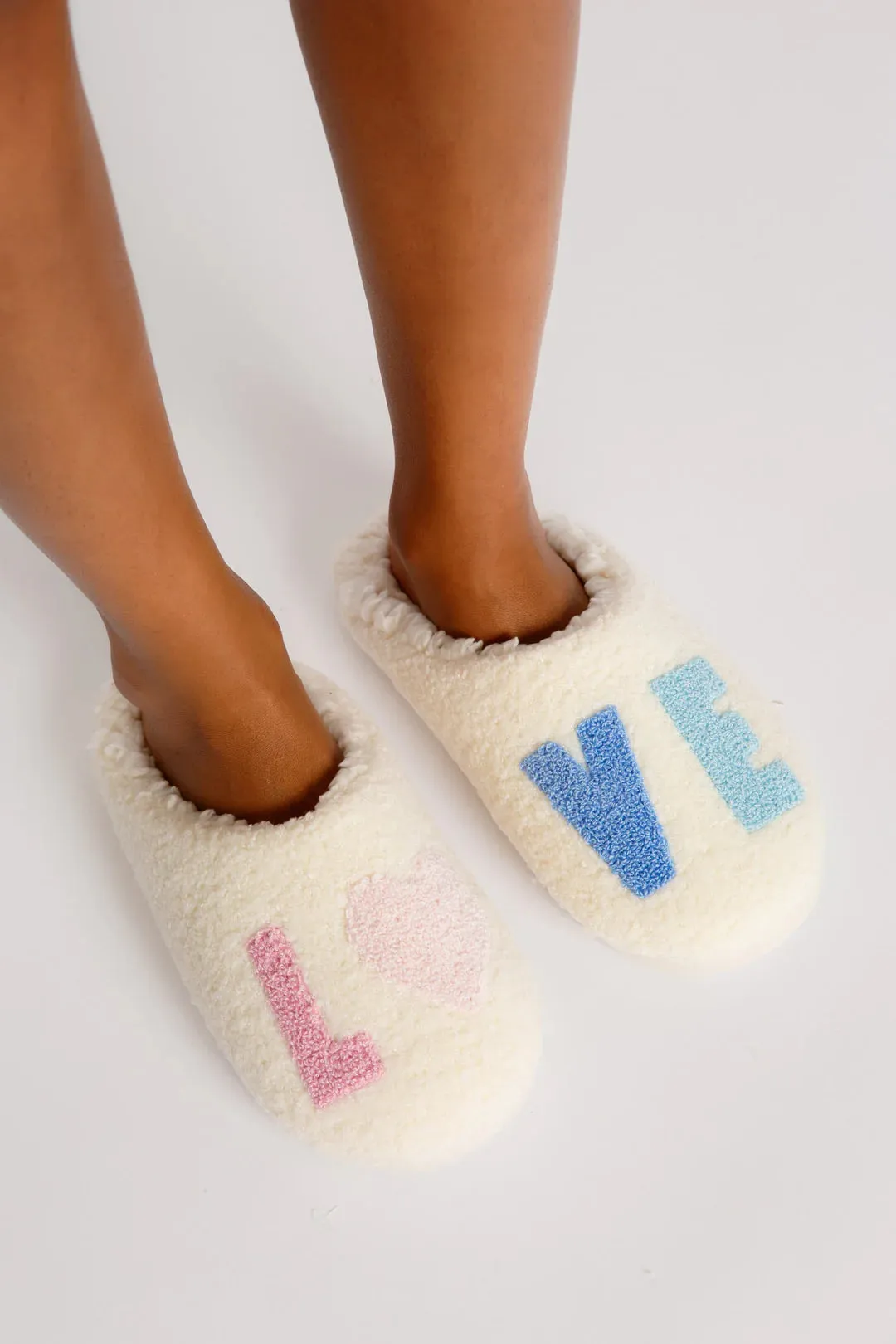 PJ Salvage Cozy Love Slippers Style RMCOSL - Ivory