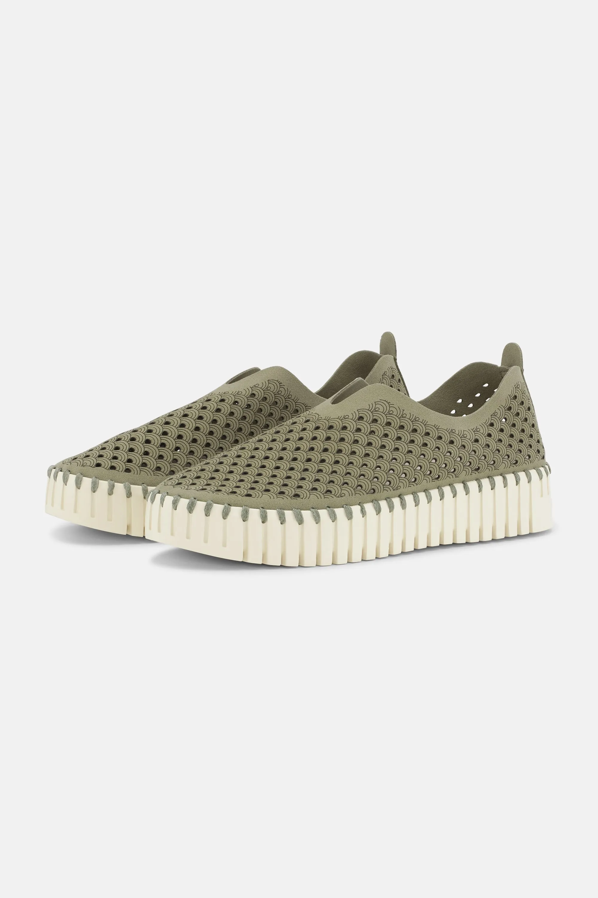 Platform Tulip Slipper - Army