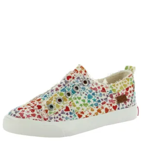 Play-K Off Sneaker Rounded Galaxy Surprise sale Slip On Malibu Toe Glitter Rapid shipping Blowfish White Star