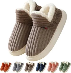Pluffi Cozy Stylish Slipper, Pluffi Slipper Booties, Winter Fuzzy Warm Thick-Soled Plush House Cloud Slides Men Women