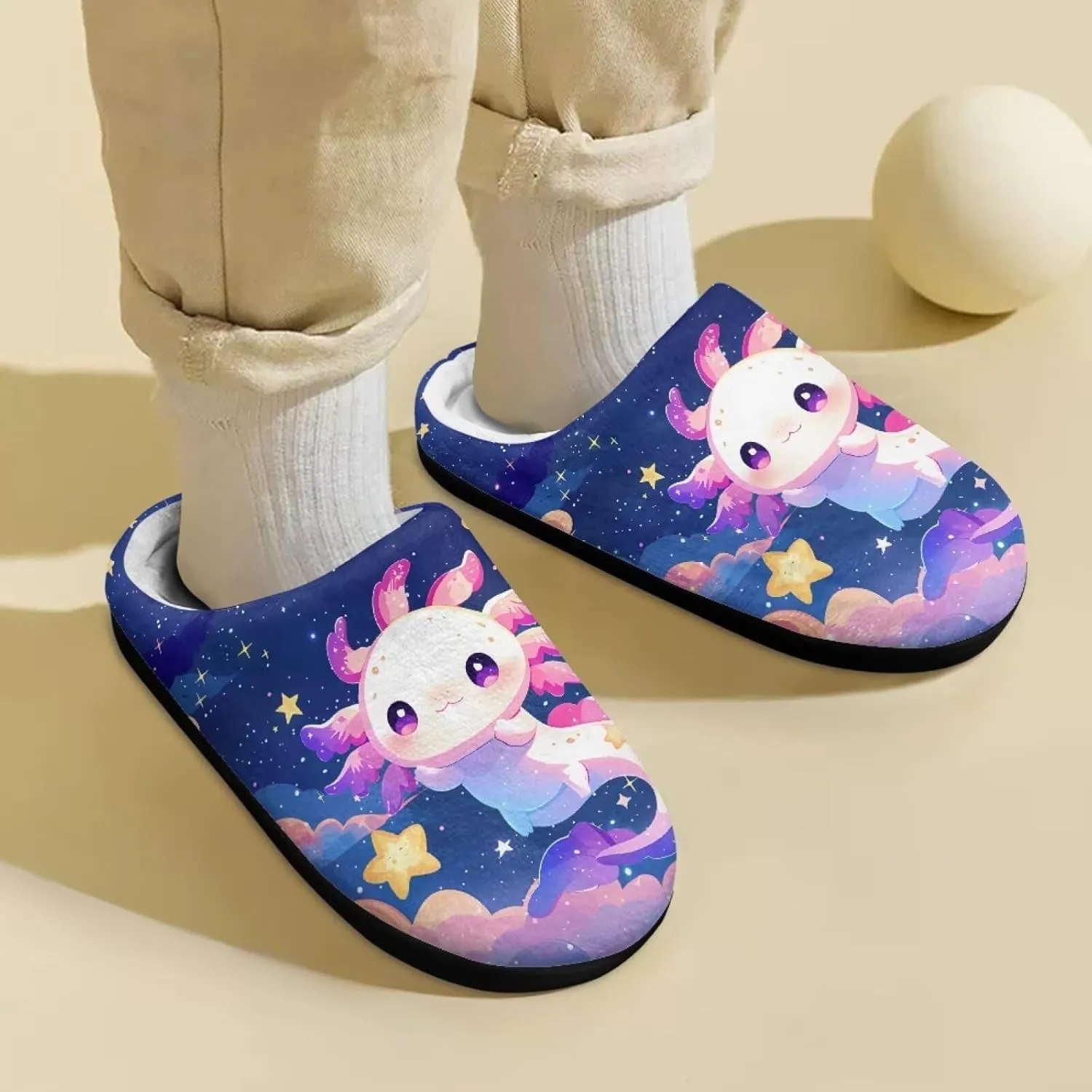 POLERO Cute Slipper for Kids Girls Winter Slippers Warm Indoor House Shoes Boy's Slippers