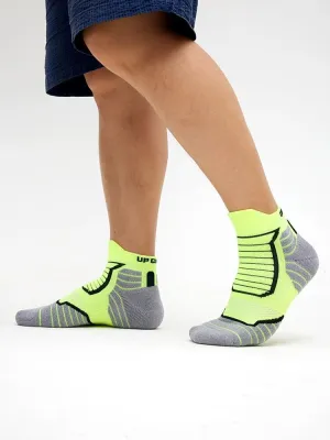 Professional Marathon Running Socks - Moisture wicking,shock absorbing and anti-slip,men and women,3 pairs