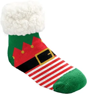 Pudus Kids Warm Cozy Recycled Slipper Socks - Winter Socks for Boys & Girls - Slipper Socks Children