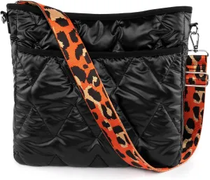 Puffy Crossbody Bags, Quilted Purses with Zip, Trendy Fashion Shoulder Bags, Padded Soft Handbags for Women
