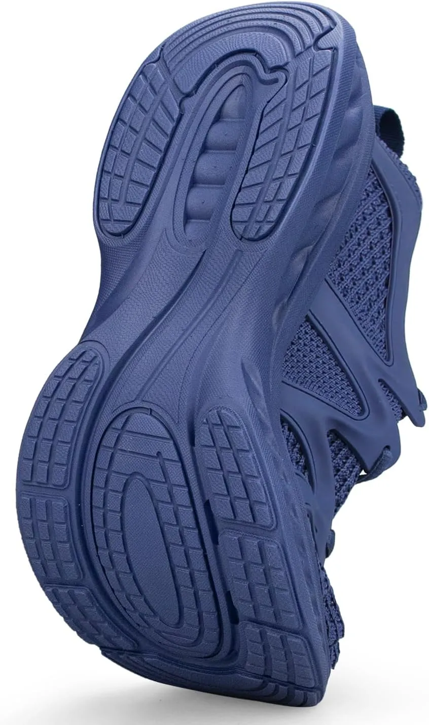 Pujcs Men's Slip on Walking Shoes Lightweight Breathable Non Slip Running Shoes Athletic Gym Tennis Shoes Sneakers for Men