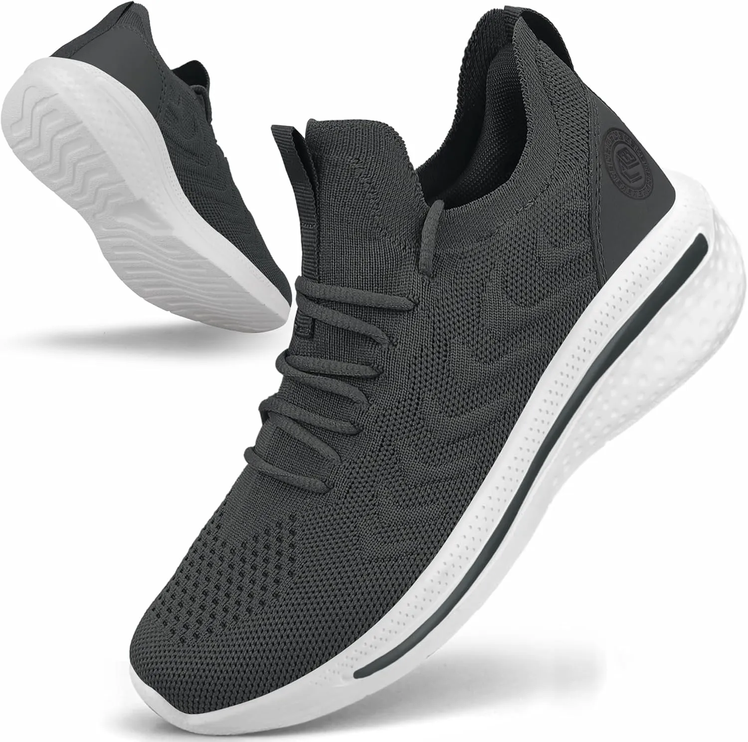 Pujcs Womens Sneakers Slip On Walking Shoes Breathable Running Shoes Lightweight Mesh Gym Shoes Non Slip Workout Shoes