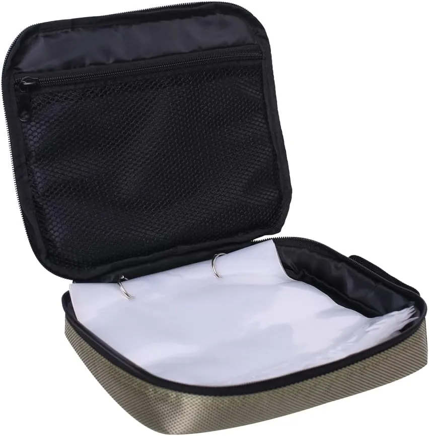 Raprance Fishing Lure Bag Baits Tackle Binder Organizer Storage Plastic Bag